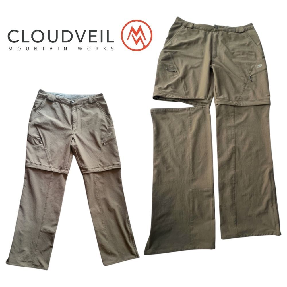 Cloudveil Convertible Pants / Shorts Outdoor Hiking Traveling | Men's Sz 38/32